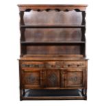 An oak dresser