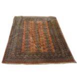 A small Bokhara rug