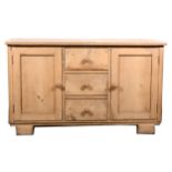 A small pine sideboard