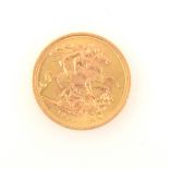 A Gold Full Sovereign, Elizabeth II, 1966.