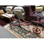 A vintage plough, Garretts patent,