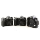 Three digital SLR cameras; including Fujifilm Finepix S5 Pro (x2), Fujifilm Finepix S3 Pro, all