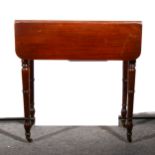A small Victorian mahogany Pembroke table