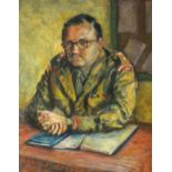 Edwin H Hargrave, A J Sudborough Esquire, Lieutenant Colonel, a portrait, oil on canvas
