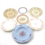 Haviland Limoges part service, and other plates and dishes