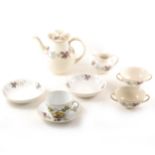 Part Devonshire dinner service, part Royal Doulton service and quantity of Royal Worcester Evesham