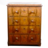 A Victorian mahogany chest of drawers