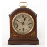 A Regency style mahogany bracket clock, circa 1900