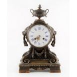 A Louis XVI style ormolu mantel clock, Villard a Paris, mid 19th century