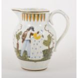 A Prattware jug, Sailor's Farewell, early 19th century