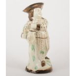 A Pearlware type earthenware 'Hearty Goodfellow' Toby jug, early 19th centur