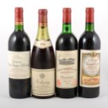 Four bottles of French vintage wine