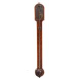 A George III mahogany stick barometer