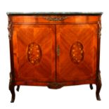 A Louis Philippe style kingwood and marquetry chiffonier, 20th Century