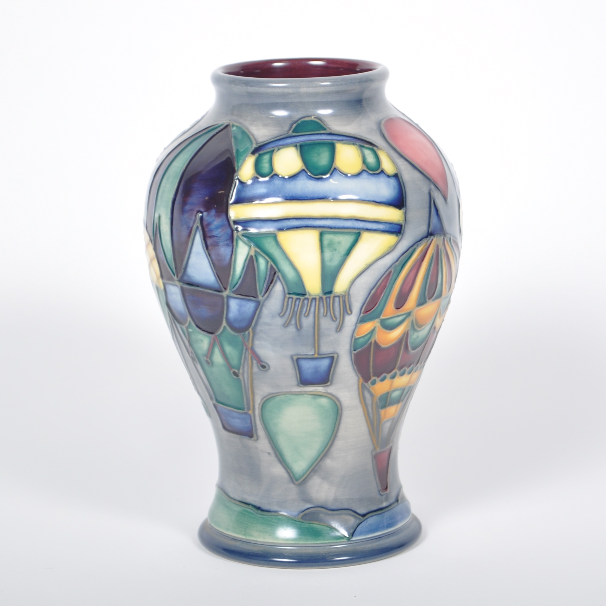 A Moorcroft Pottery vase, 'Balloon' designed by Jeanne McDougall