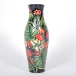 A Moorcroft Pottery vase, 'Palmata' designed by Shirley Hayes,