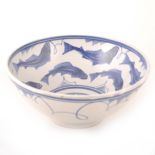 A stoneware bowl by Lawrence McGowan