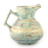 A Shorter Pottery 'Aztec' jug, designed by Mabel Leigh