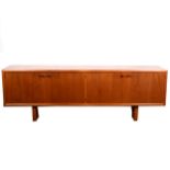 A 'Marlow' teak sideboard, designed by Martin Hall for Gordon Russell, circa 1972