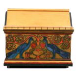 A contemporary Gothic style casket