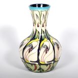 A Moorcroft Pottery vase, 'Lily come Home' designed by Emma Bossons