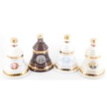 Twelve boxed bottles of Bells whisky in Christmas edition decanters, 2000-2012