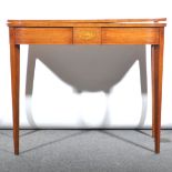 George II mahogany tea table,