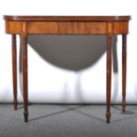 A George IV mahogany tea table,