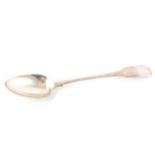 George IV silver basting spoon,