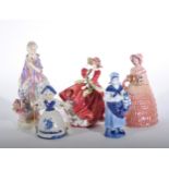 Royal Doulton and other figurines,