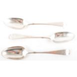 A George III table spoons,