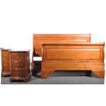 Modern cherry wood French bed,