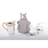 A bone china part teaset;