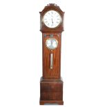 A mahogany longcase clock