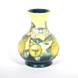 A Moorcroft Pottery vase, 'Pears' designed by Debbie Hancock
