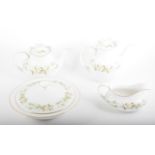 An extensive Royal Doulton translucent china table service, Claremont pattern.