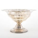 An Edwardian silver comport,