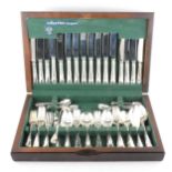 Arthur price eight place canteen of silver plated cutlery