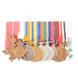 Medals; WWI and WWII medals and Order of The Redeemer