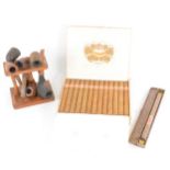 H Upmann, Havana, one cigar box, and contents