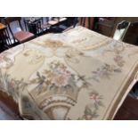 Aubusson style needlework rug