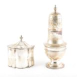 Victorian silver sugar caster