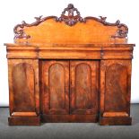 Victorian mahogany chiffonier,