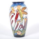 A Moorcroft Pottery vase, 'Sweet Nectar' by Paul Hilditch