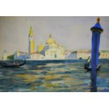 George Herbert Buckingham Holland, Venice, signed, watercolour with body colour,