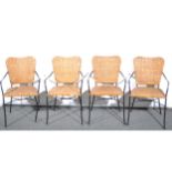 Set of four Contemporary conservatory chairs