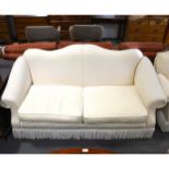 A contemporary Gainsborough two-seat sofa, and a matching easy chair, magno