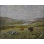 John William Schofield, Snodling Lake from Blackstone Edge, signed, oil on