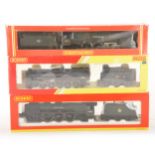 Three Hornby OO gauge model railway locomotives; R2880, R2231, R221