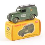 Dinky Toys; no.261 Post Ofiice Telephone Service Van, green ridged hubs, in original box.